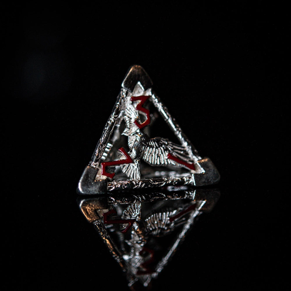 NYCC Exclusive Sterling Silver Dice Set - Red (ONLINE ORDER ONLY)