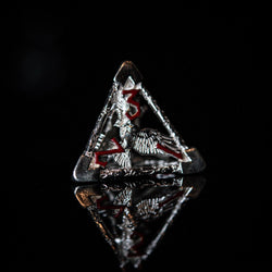 NYCC Exclusive Sterling Silver Dice Set - Red (ONLINE ORDER ONLY)