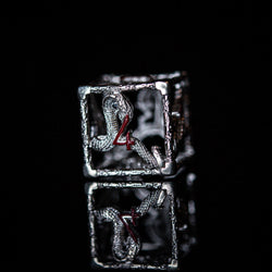 NYCC Exclusive Sterling Silver Dice Set - Red (ONLINE ORDER ONLY)