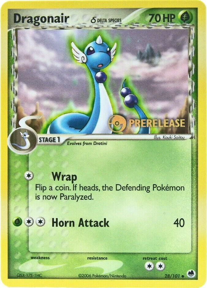 Dragonair (28/101) (Prerelease) [EX: Dragon Frontiers] (Online Only)