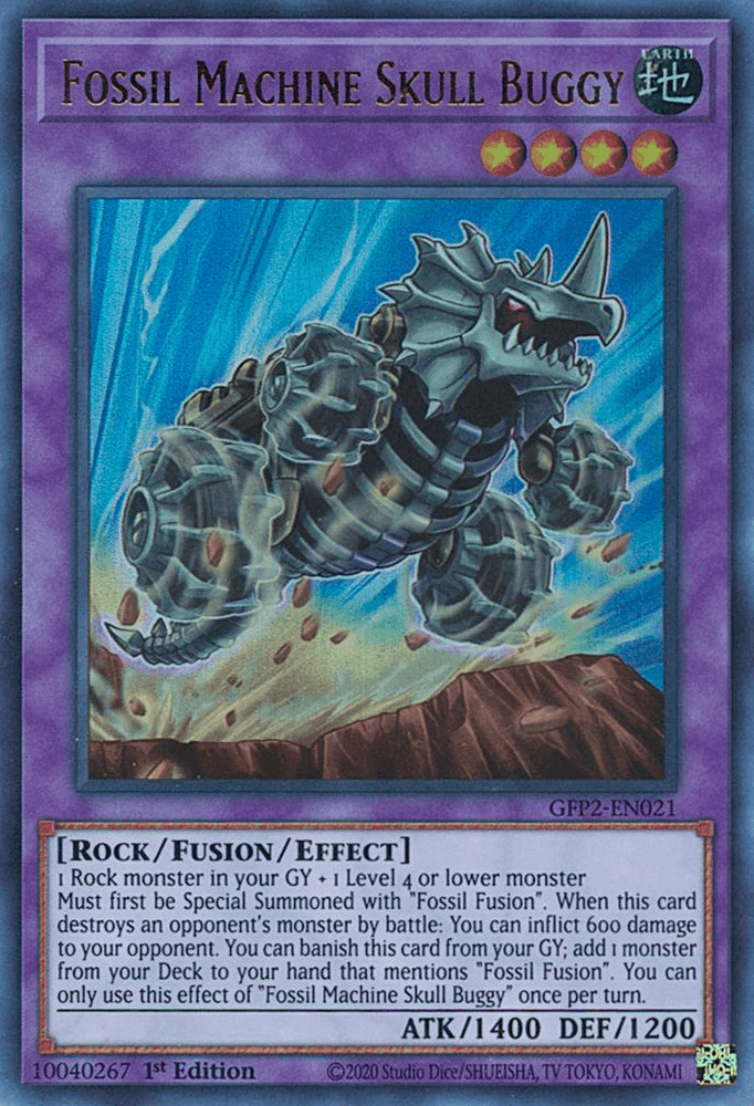 Fossil Machine Skull Buggy [GFP2-EN021] Ultra Rare (ONLINE ORDER ONLY)