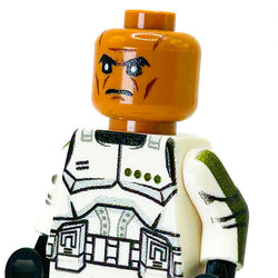 Custom Olive Clone Trooper (Olive, P1) Minifig made using LEGO parts - B3 Customs (Online Order Only)