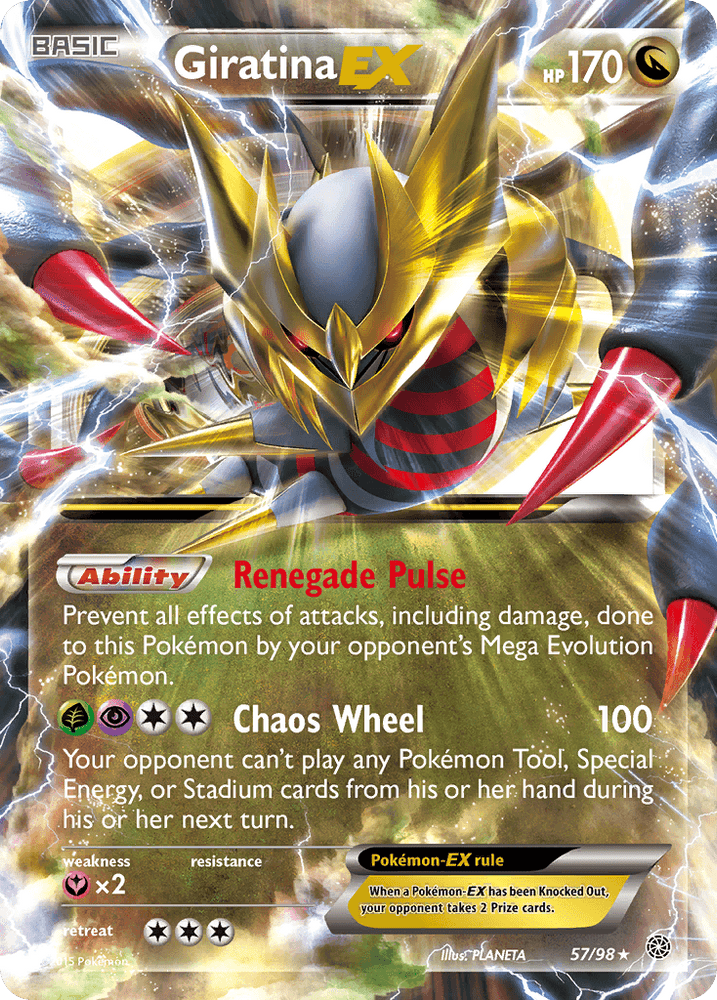 Giratina EX (57/98) [XY: Ancient Origins] (Online Only)