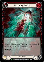 Predatory Streak (Red) [LGS122] (Promo)  Rainbow Foil