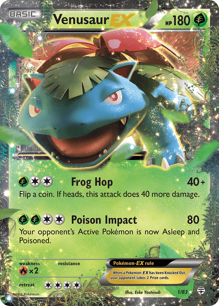 Venusaur EX (1/83) [XY: Generations] (Online Only)