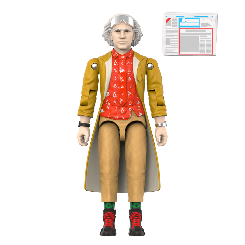 ReAction Back to the Future Part II ReAction+ Wv2 Doc Brown 2015 3¾-inch Retro Action Figure (ONLINE ORDER ONLY)