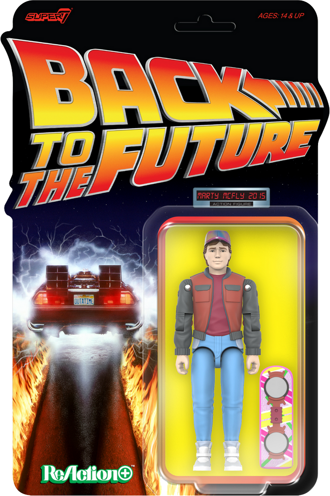 ReAction Back to the Future Part II ReAction+ Wv2 Marty McFly 2015 3¾-inch Retro Action Figure (ONLINE ORDER ONLY)