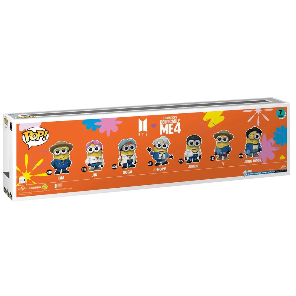 Despicable Me 4 Minions x BTS Funko Pop! Vinyl Figure 7-Pack - Entertainment Earth Exclusive (ONLINE ORDER ONLY)