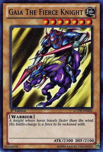 Gaia The Fierce Knight [LCYW-EN002] Super Rare (ONLINE ORDER ONLY)