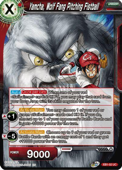 Yamcha, Wolf Fang Pitching Fistball (EB1-002) [Battle Evolution Booster] (ONLINE ORDER ONLY)