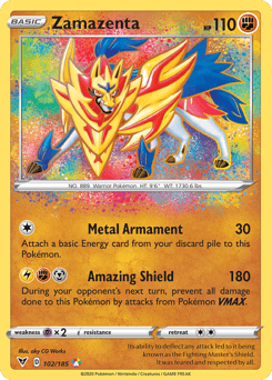 Zamazenta (102/185) [Sword & Shield: Vivid Voltage] (Online Only)