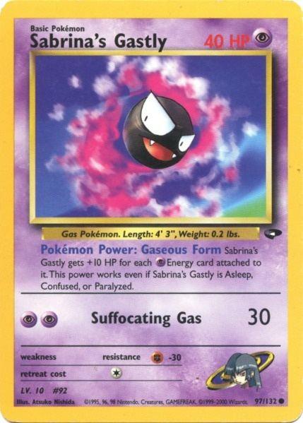 Sabrina's Gastly (97/132) [Gym Challenge Unlimited] (Online Only)