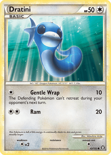 Dratini (62/102) [HeartGold & SoulSilver: Triumphant] (Online Only)