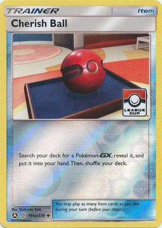 Cherish Ball (191a/236) (League Promo) [Sun & Moon: Unified Minds] (Online Only)