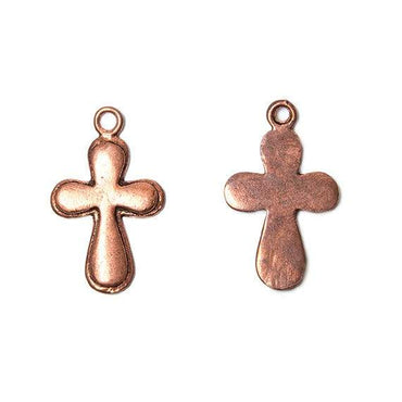 39x25mm Copper Cross with Modern Design Set of 2 (ONLINE ORDER ONLY)