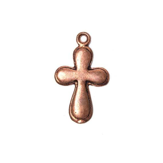 39x25mm Copper Cross with Modern Design Set of 2 (ONLINE ORDER ONLY)