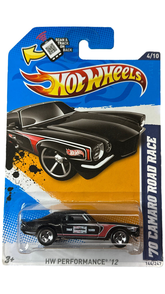Hot Wheels (2012) '70 Camaro Road Race 4/10 HW Performance '12, 144/247 (Online Order Only)