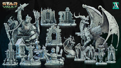 3D Printed Archvillain Games Sakura Cartel Mech Tech The Star Vault 28 32mm D&D