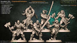 3D Printed Artisan Guild Modular Dragonpeak Barbarians Dragonpeak Barbarians 28mm 32mm