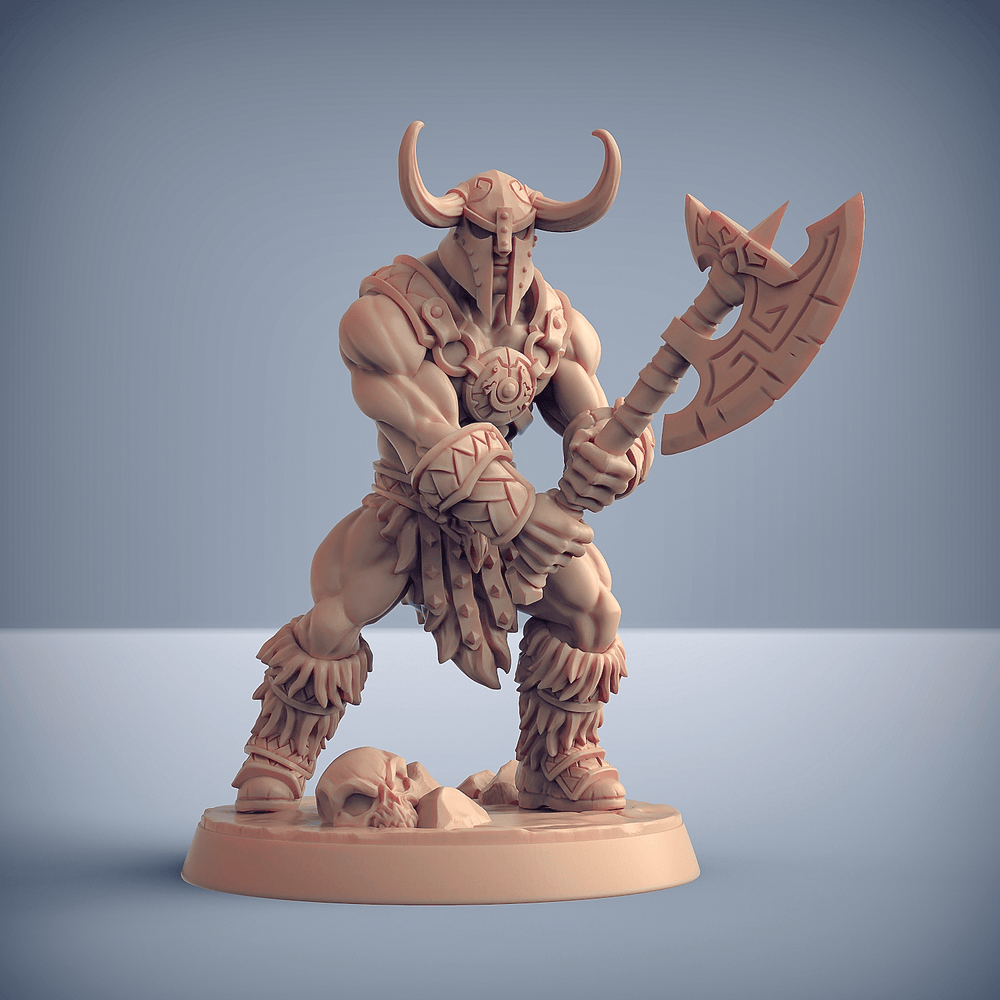 3D Printed Artisan Guild Modular Dragonpeak Barbarians Dragonpeak Barbarians 28mm 32mm