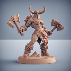 3D Printed Artisan Guild Modular Dragonpeak Barbarians Dragonpeak Barbarians 28mm 32mm