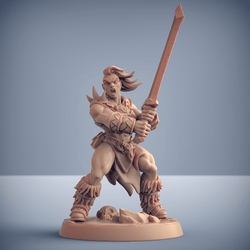 3D Printed Artisan Guild Modular Dragonpeak Barbarians Dragonpeak Barbarians 28mm 32mm