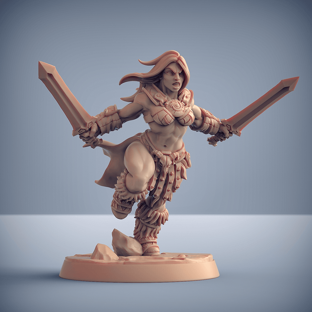 3D Printed Artisan Guild Modular Dragonpeak Barbarians Dragonpeak Barbarians 28mm 32mm