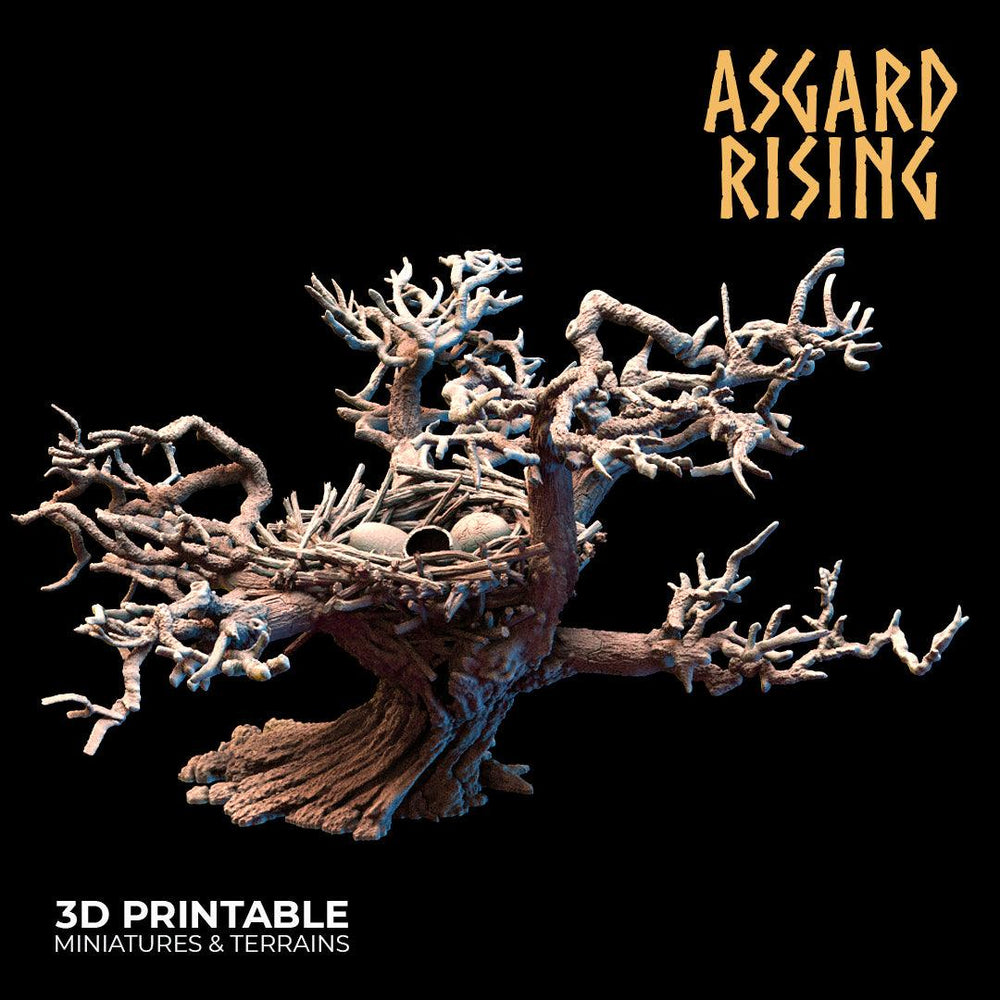 3D Printed Asgard Rising Griffin Nest Set - 32mm D&D