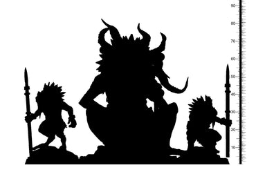 3D Printed Clay Cyanide Cueyatl Set Pantheon of Aztecs Ragnarok D&D