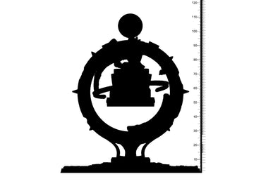 3D Printed Clay Cyanide Ometeotl Pantheon of Aztecs Ragnarok D&D