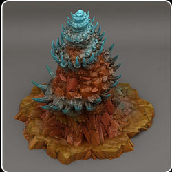 3D Printed Fantastic Plants and Rocks Ocean Sea Terrain Set 28mm - 32mm D&D Wargaming