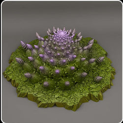 3D Printed Fantastic Plants and Rocks Ocean Sea Terrain Set 28mm - 32mm D&D Wargaming
