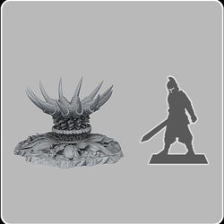 3D Printed Fantastic Plants and Rocks Ocean Sea Terrain Set 28mm - 32mm D&D Wargaming