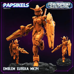 3D Printed Papsikels Armored Sisters Set 28mm 32mm