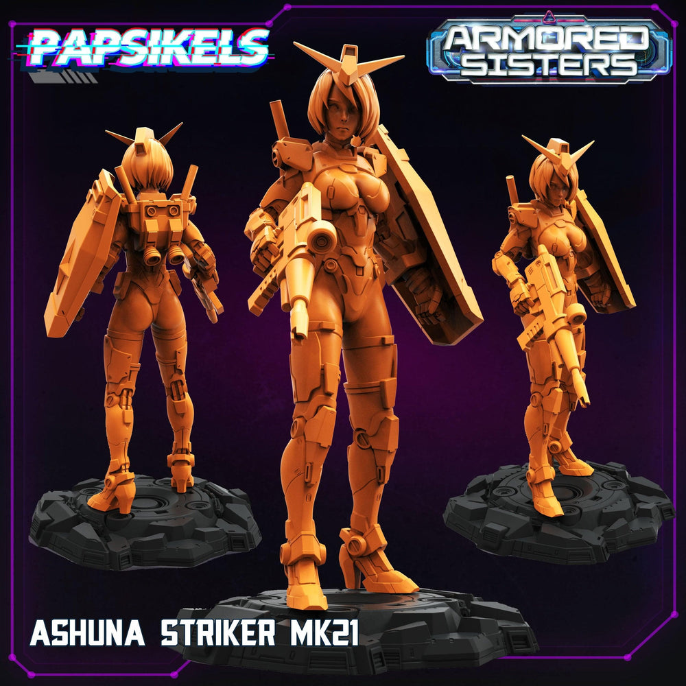 3D Printed Papsikels Armored Sisters Set 28mm 32mm