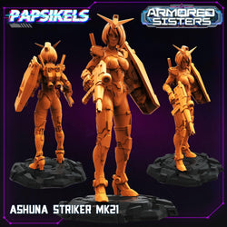 3D Printed Papsikels Armored Sisters Set 28mm 32mm