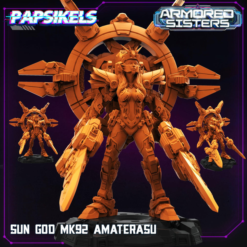 3D Printed Papsikels Armored Sisters Set 28mm 32mm