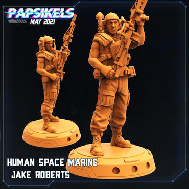 3D Printed Papsikels Cyberpunk Sci-Fi Fireteam Alkasid Set - 28mm 32mm