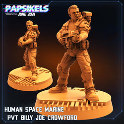 3D Printed Papsikels Cyberpunk Sci-Fi Fireteam Alkasid Set - 28mm 32mm