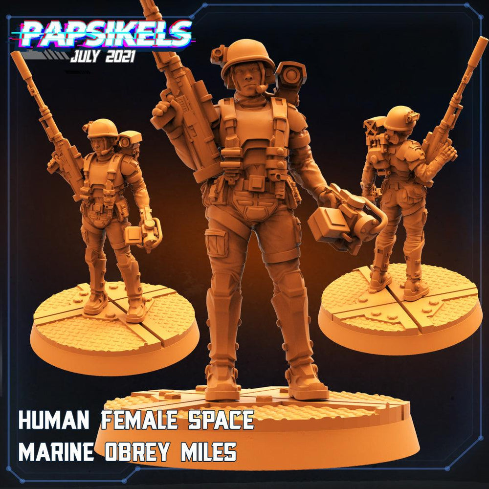 3D Printed Papsikels Cyberpunk Sci-Fi Fireteam Alkasid Set - 28mm 32mm
