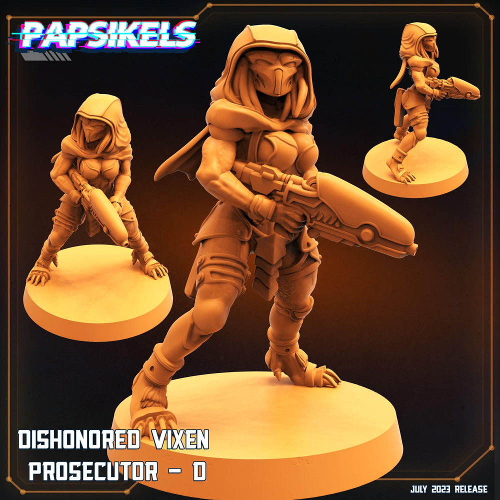 3D Printed Papsikels July 2023 - Xeno Wars Dishonored Vixen Persecutor Squad Set 28mm 32mm