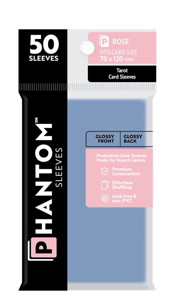 Phantom Sleeves: Rose Size (70mm x 120mm) 50 ct (ONLINE ORDER ONLY)