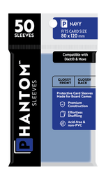 Phantom Sleeves: Navy Size (80mm x 120mm) 50 ct (ONLINE ORDER ONLY)