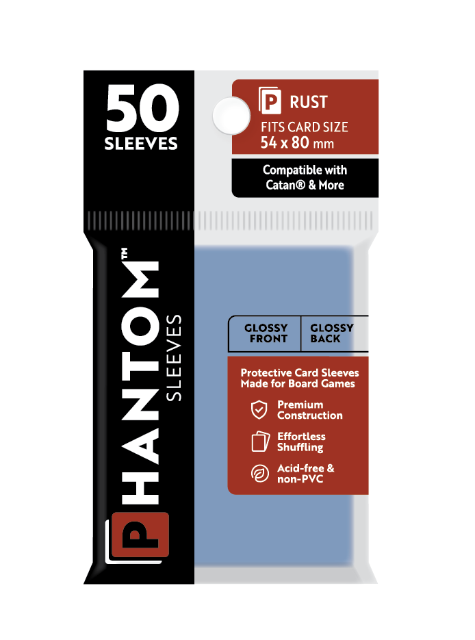 Phantom Sleeves: Rust Size (54mm x 80mm) 50 ct (ONLINE ORDER ONLY)