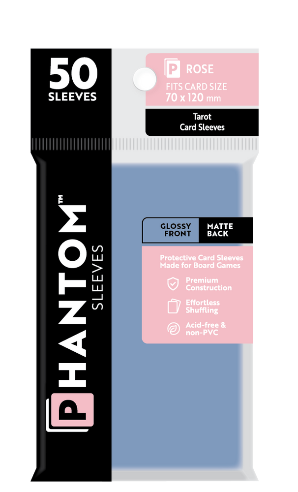 Phantom Sleeves: Rose Size (70mm x 120mm) 50 ct (ONLINE ORDER ONLY)