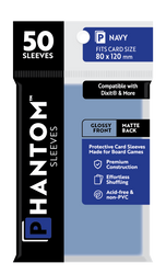 Phantom Sleeves: Navy Size (80mm x 120mm) 50 ct (ONLINE ORDER ONLY)