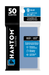 Phantom Sleeves: Blue Size (58mm x 89mm) 50 ct (ONLINE ORDER ONLY)