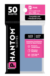 Phantom Sleeves: Pink Size (65mm x 100mm) 50 ct (ONLINE ORDER ONLY)