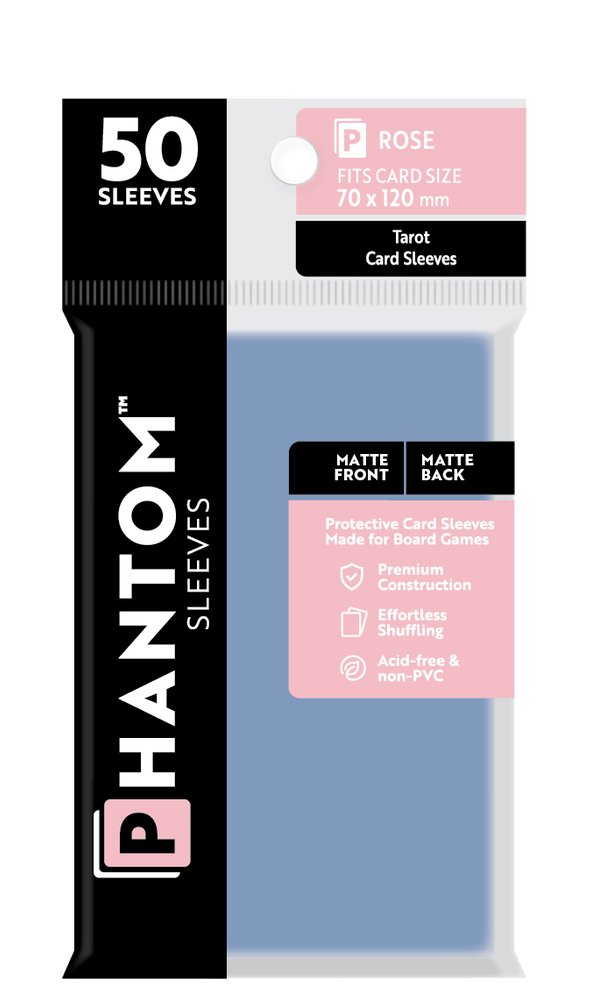 Phantom Sleeves: Rose Size (70mm x 120mm) 50 ct (ONLINE ORDER ONLY)
