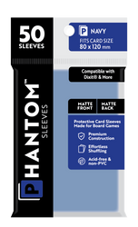 Phantom Sleeves: Navy Size (80mm x 120mm) 50 ct (ONLINE ORDER ONLY)
